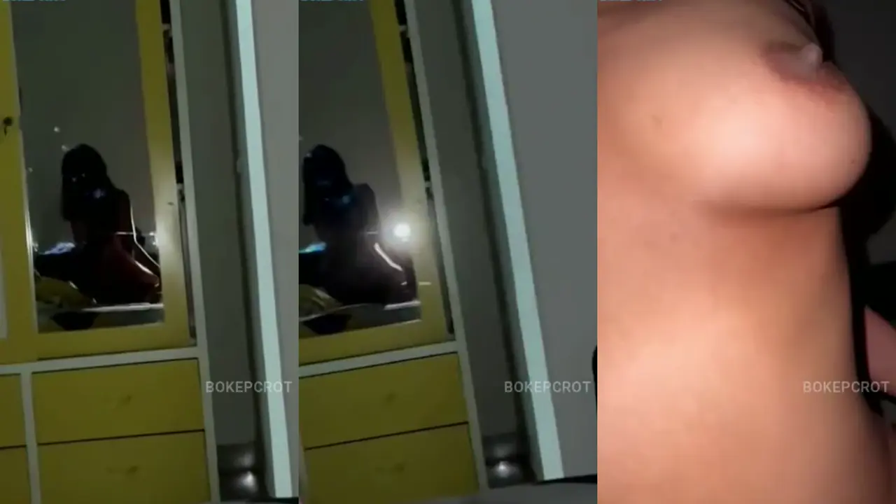 body semok ngewe gaya WOT miror di cermin