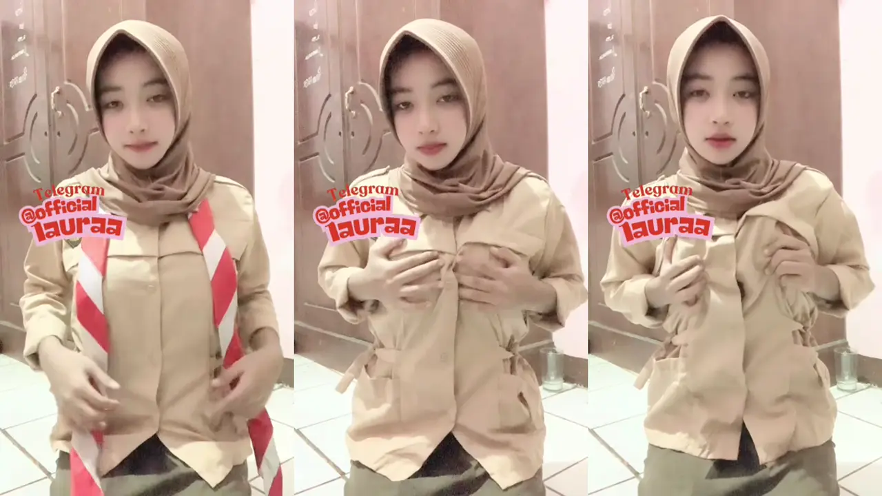 bokep Hijab Laura Seragam Pramuka Remes Toket Colmek